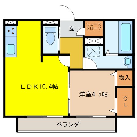 アドラブールの物件間取画像